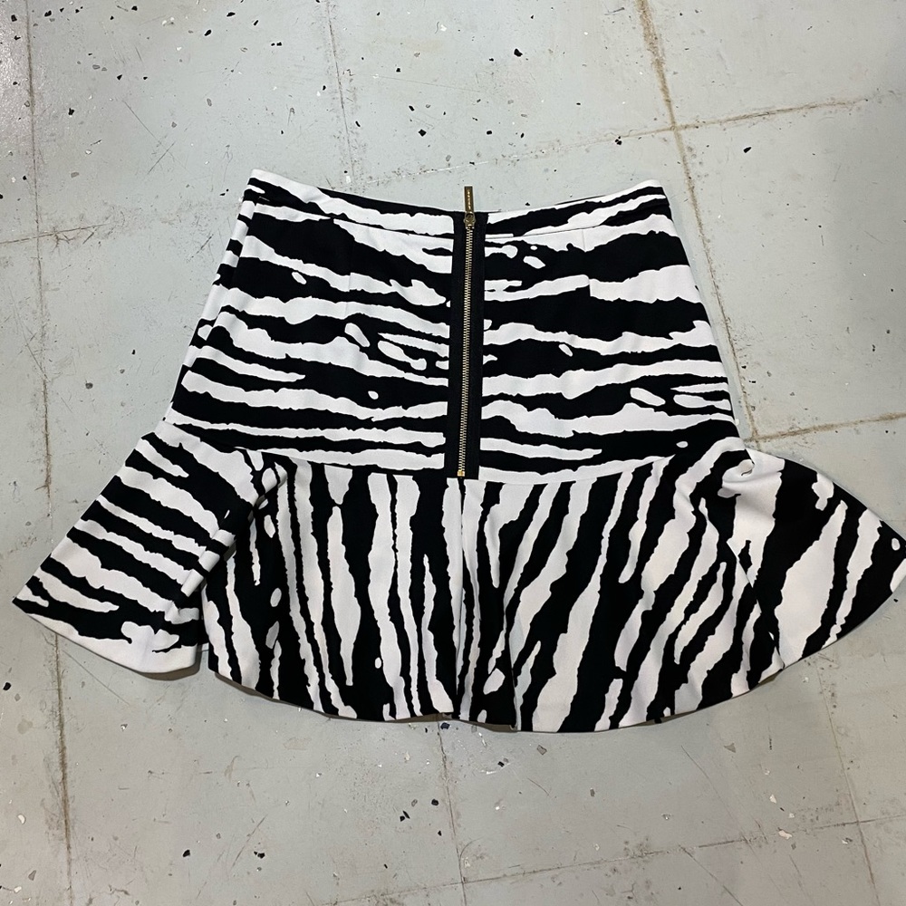 Michael Kors zebra print skirt.
